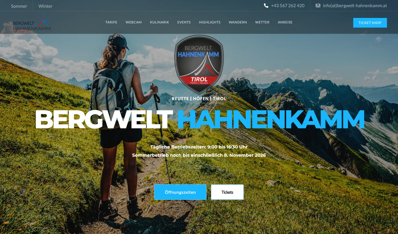 Bergwelt Hahnenkamm auf dem Laptop