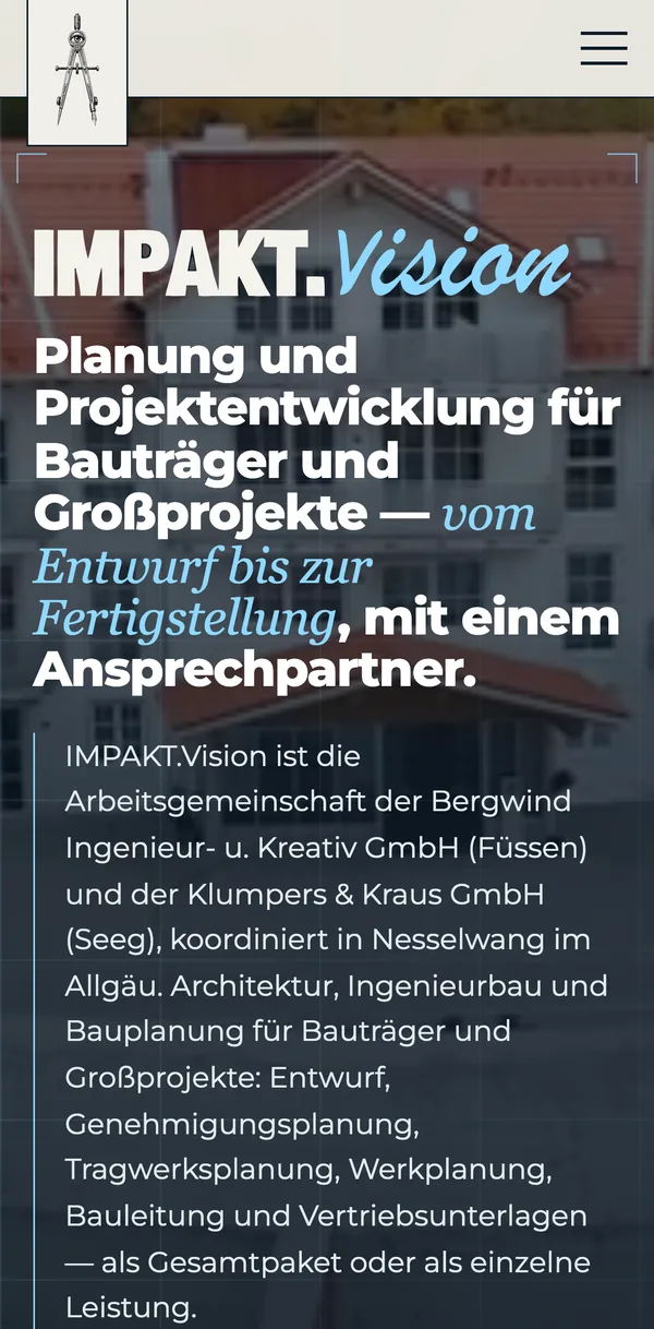 IMPAKT.vision auf dem Handy