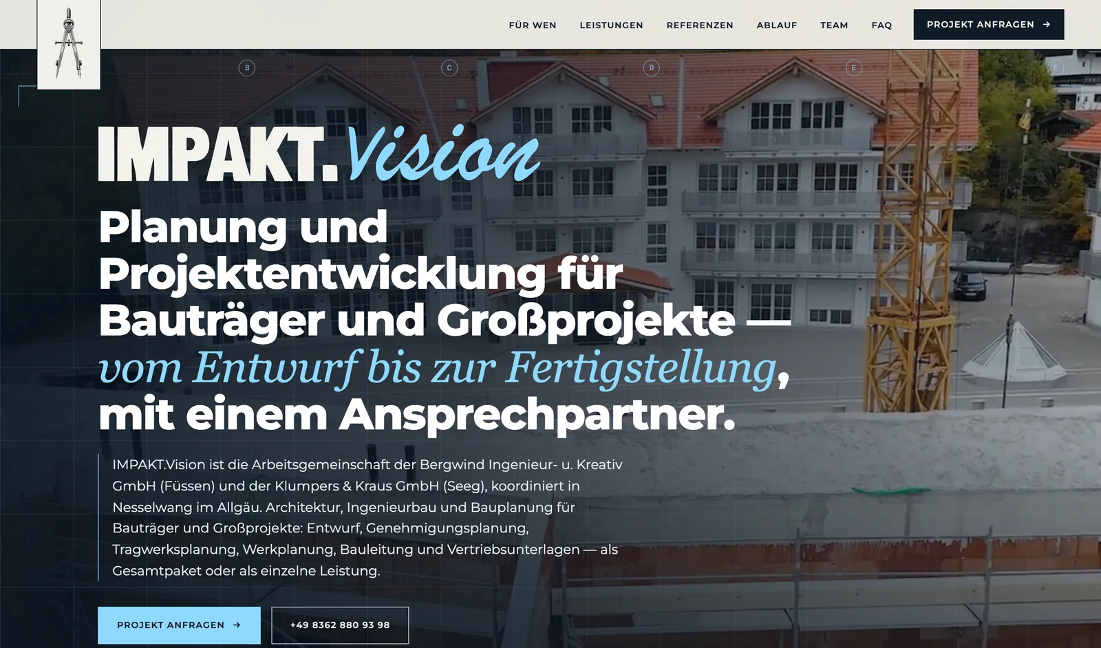 IMPAKT.vision auf dem Laptop