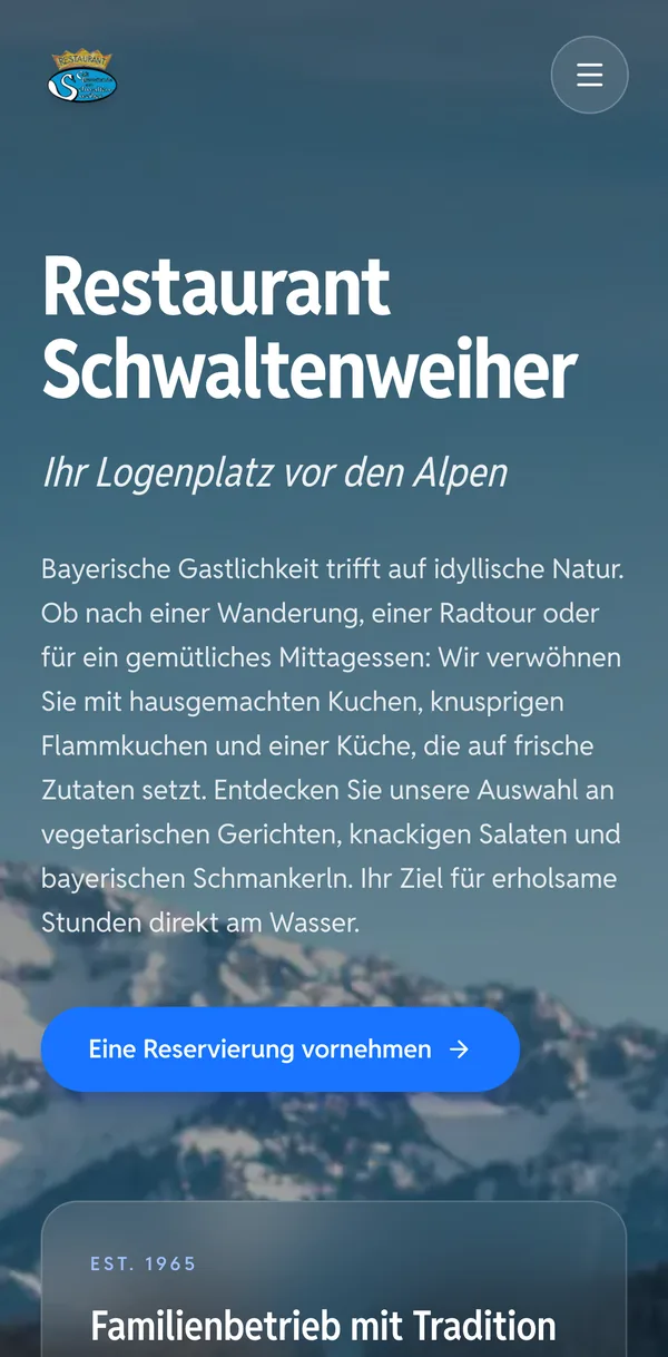 Restaurant Schwaltenweiher auf dem Handy